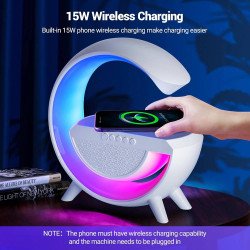 2301 LED G-Shape Wireless Charging Speaker