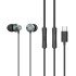 Celebrat D15 Stereo Earphone w/ Type-C Plug (green)