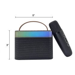 S578 Wireless Speaker w/ Wireless Mini Mic (black)