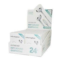 Lightning Earphone W/ Remote Control Display Box of 24pcs