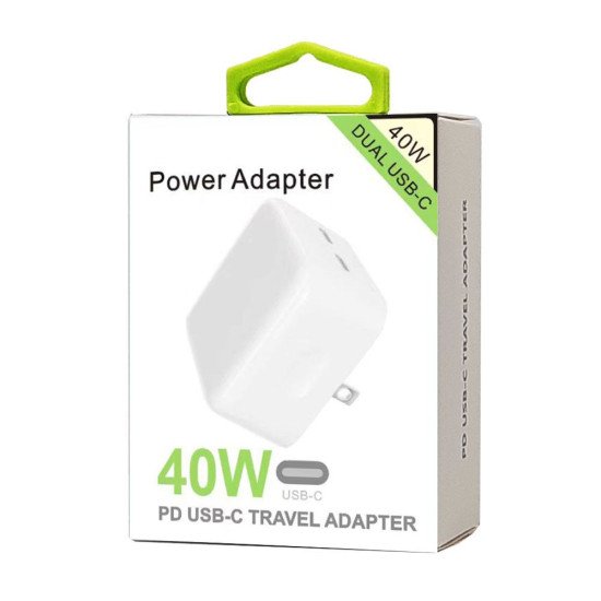 Dual 20W Fast Charging Type C Power Adatpor Dual 20W Fast Charging Type C Power Adatpor