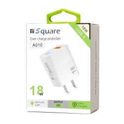QC3.0 USB Charging Adapter (white)
