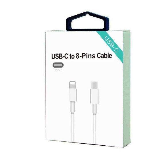 8 Pins To Type C Cable 3FT (white) 8 Pins To Type C Cable 3FT (white)