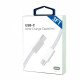 Braided Type-C to Type C 60W Quick Charge Cable 3FT (white) Braided Type-C to Type C 60W Quick Charge Cable 3FT (white)