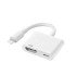 8 Pins to HDMI TV Adapter (white)
