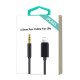3.5mm to 8 Pins Male to Male Cable (black) 3.5mm to 8 Pins Male to Male Cable (black)