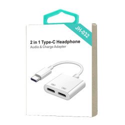 Dual Type-C Audio & Charge Adapter