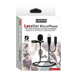 8 Pins Jack Microphone w/ 3.5mm Aux Port