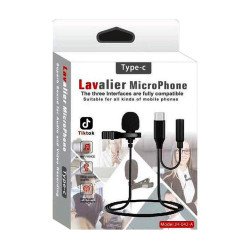 Type-C Jack Microphone w/ 3.5mm Aux Port