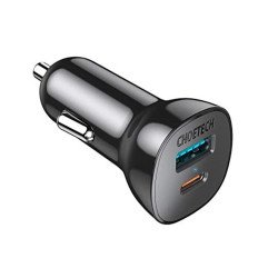 QC3.0 + PD 20W Car Adapter (black)
