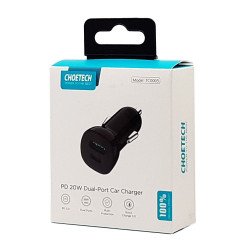 QC3.0 + PD 20W Car Adapter (black)