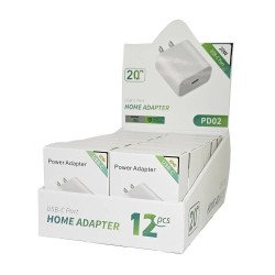 20W PD Travel Adaptor Display Box of 12pcs