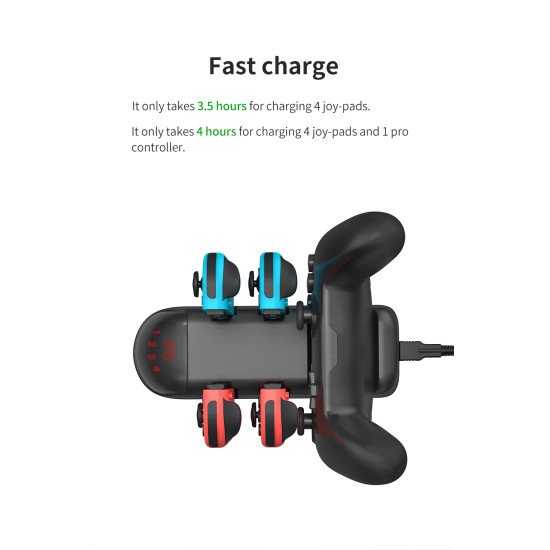 2 in 1 Charger For Nintendo Switch Joy-Con / Pro 2 in 1 Charger For Nintendo Switch Joy-Con / Pro