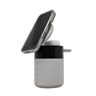 4 in 1 Foldable Magnetic Wireless Charger Speaker (white)