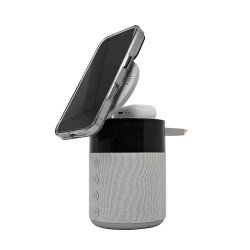 4 in 1 Foldable Magnetic Wireless Charger Speaker (white)