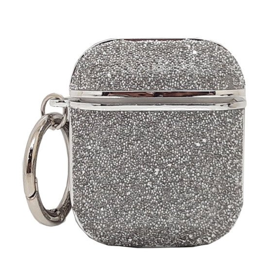 Glitter Case For for Airpod 1 / 2 (silver) Glitter Case For for Airpod 1 / 2 (silver)