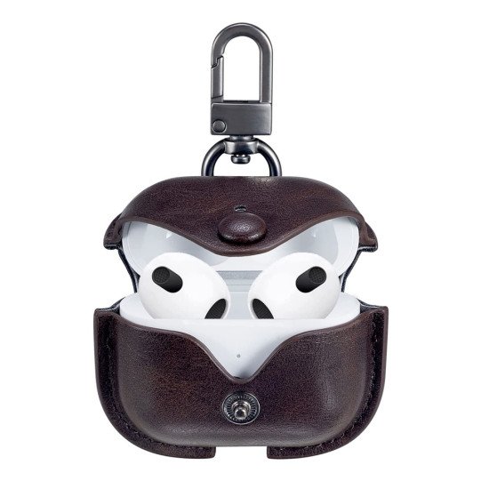 PU Leather Case For Airpod 3 (black) PU Leather Case For Airpod 3 (black)