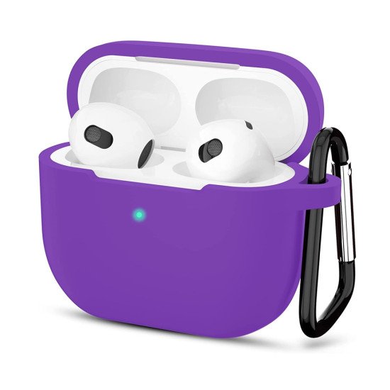 Silicone Case For Airpod 3 (purple) Silicone Case For Airpod 3 (purple)