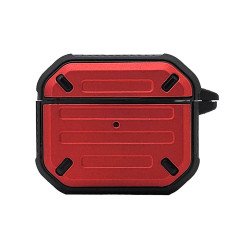 Full Body Rugged Case for Air Pod Pro 1/2 (red)