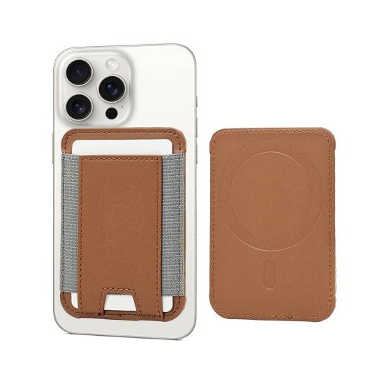 Magsafe Leather Card Pouch (brown) Magsafe Leather Card Pouch (brown)