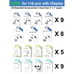 All Essential accessories Display Box 116 Pcs