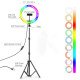 MJ26 10" RGB Selfie Ring Light w/ Tri-pod & Phone holder MJ26 10" RGB Selfie Ring Light w/ Tri-pod & Phone holder