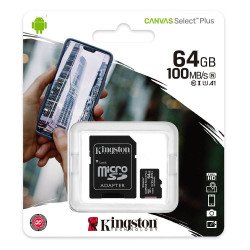 Kingston Canvas Select Plus MicroSD 64Gb