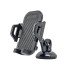 Short Tube One buttom release Phone holder (black)