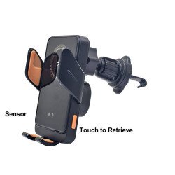 T11 Auto Open Wireless Car Mount Charger (black)