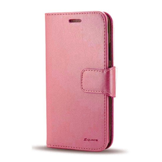 Leather Wallet Case For iPhone 12 Pro Max (pink) Leather Wallet Case For iPhone 12 Pro Max (pink)