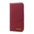 Leather Wallet Case For iPhone X (burgundy)