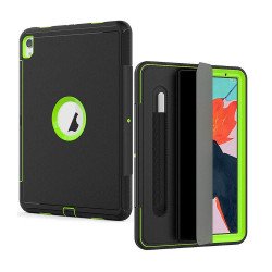 Hybrid Heavy Duty Flip Smart Cover For iPad Pro 11 2018 (green)