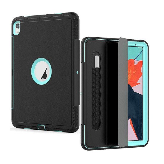 Hybrid Heavy Duty Flip Smart Cover For iPad Pro 11 2018 (turquoise) Hybrid Heavy Duty Flip Smart Cover For iPad Pro 11 2018 (turquoise)