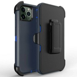 Defender Case w/ Clip For iPhone 13 (blue)