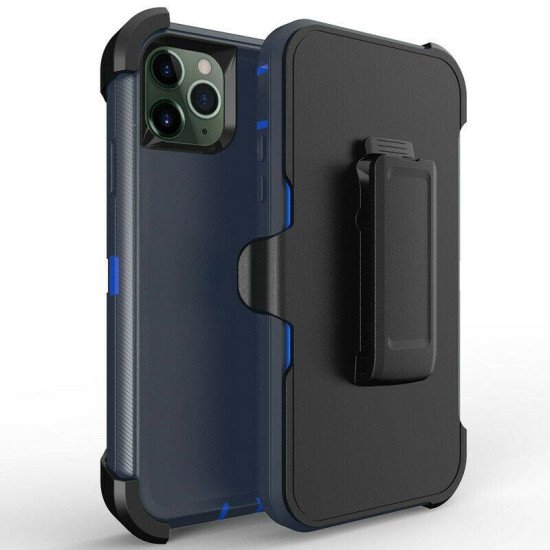 Defender Case w/ Clip For iPhone 11 Pro Max (blue) Defender Case w/ Clip For iPhone 11 Pro Max (blue)