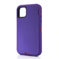 Defender Case For iPhone 11 Pro (purple+pink)