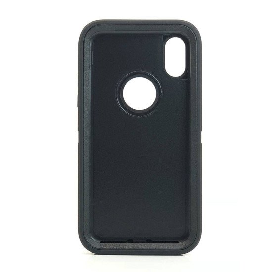 Defender Case w/ Clip For iPhone XR (black) Defender Case w/ Clip For iPhone XR (black)