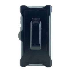 Defender Case w/ Clip For Samsung  Note 10 Plus (grey+white)