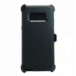 Defender Case w/ Clip For Samsung Note 8 (black)