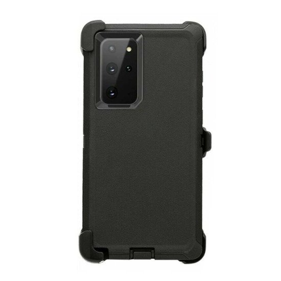 Defender Case w/ Clip For Samsung Note 20 Ultra (black) Defender Case w/ Clip For Samsung Note 20 Ultra (black)