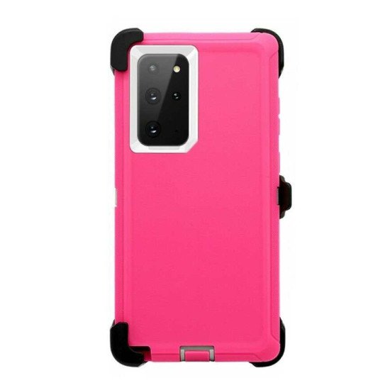 Defender Case w/ Clip For Samsung Note 20 (pink) Defender Case w/ Clip For Samsung Note 20 (pink)