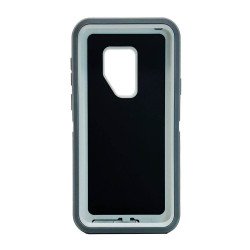 Defender Case w/ Clip For Samsung  S9 (grey+white)