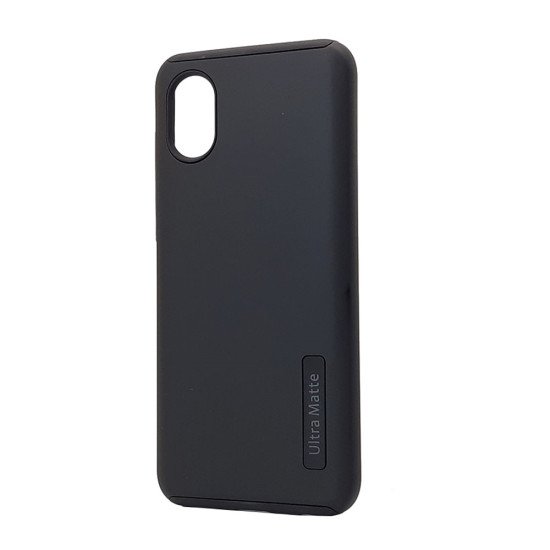 Ultra Matte Hybrid Case For Samsung A03 Core (black) Ultra Matte Hybrid Case For Samsung A03 Core (black)