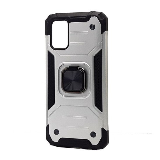 Armor Hybrid Case w/ Kickstand for Samsung Galaxy A72 5G, A726 (silver) Armor Hybrid Case w/ Kickstand for Samsung Galaxy A72 5G, A726 (silver)