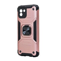 Armor Hybrid Case w/ Kickstand for Samsung Galaxy A03 (rose gold)