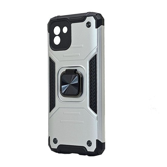 Armor Hybrid Case w/ Kickstand for Samsung Galaxy A03 (silver) Armor Hybrid Case w/ Kickstand for Samsung Galaxy A03 (silver)