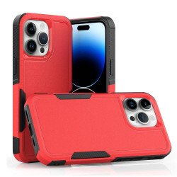 Traveler Hybrid Case For iPhone 13 /14 (red)