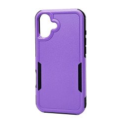 Traveler Hybrid Case For iPhone 16 Plus (purple)