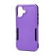 Traveler Hybrid Case For iPhone 16 Plus (purple) Traveler Hybrid Case For iPhone 16 Plus (purple)