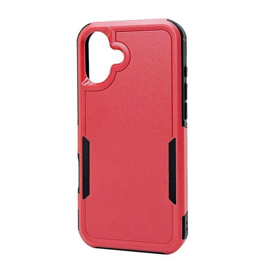 Traveler Hybrid Case For iPhone 16 Plus (red) Traveler Hybrid Case For iPhone 16 Plus (red)